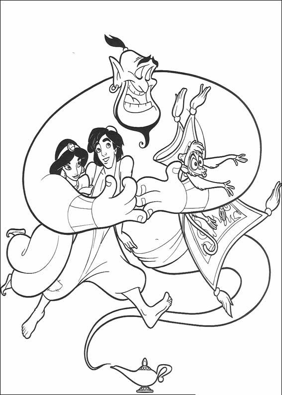 Coloriages aladin 21