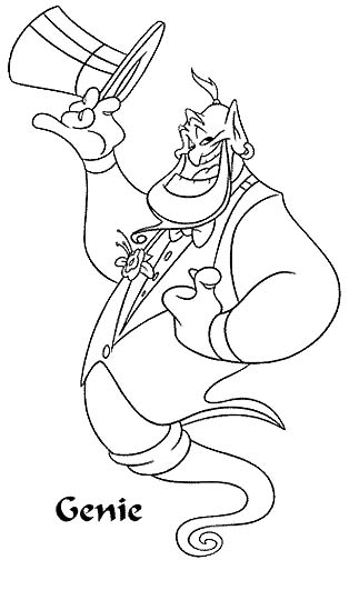 Coloriages aladin 22
