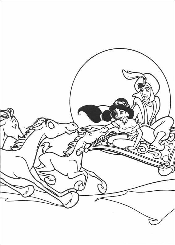 Coloriages aladin 68