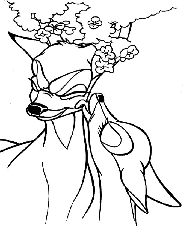 Coloriages bambi 26