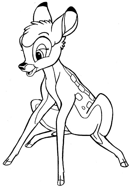 Coloriages bambi 28
