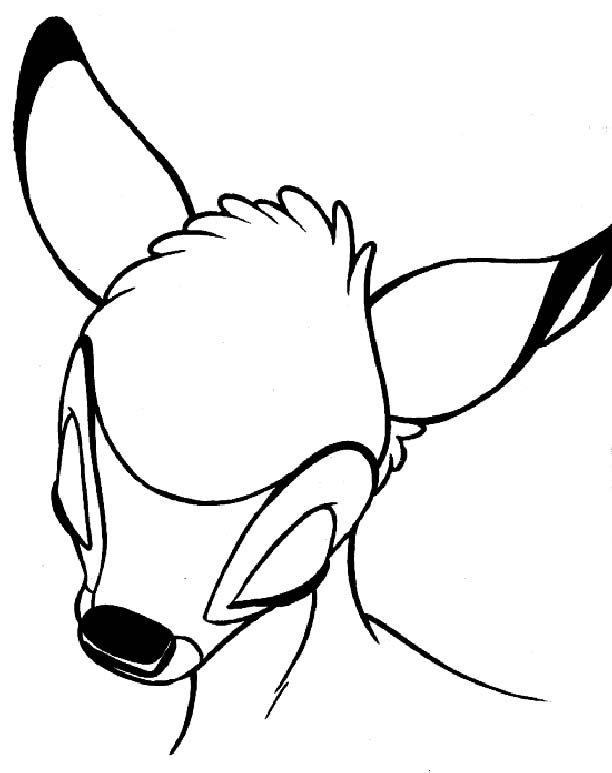Coloriages bambi 34