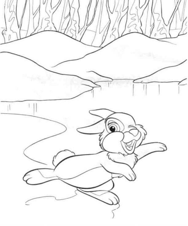 Coloriages bambi 54