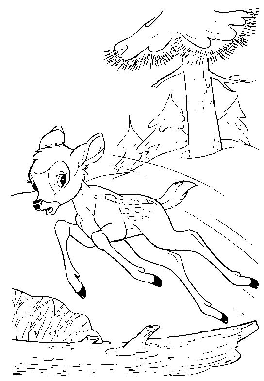 Coloriages bambi 68
