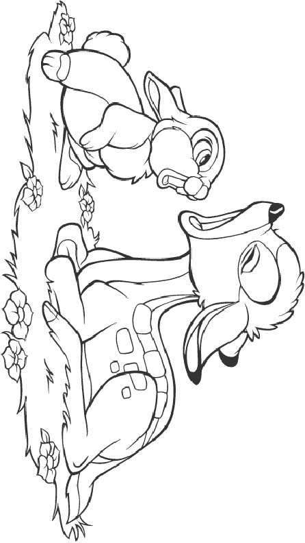 Coloriages bambi 80