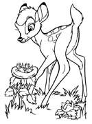 Coloriages bambi 15