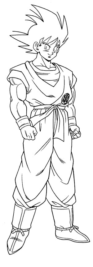 Coloriages dragon ball z 12