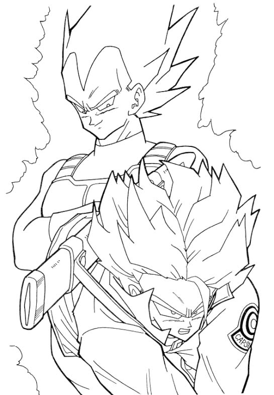 Coloriages dragon ball z 13