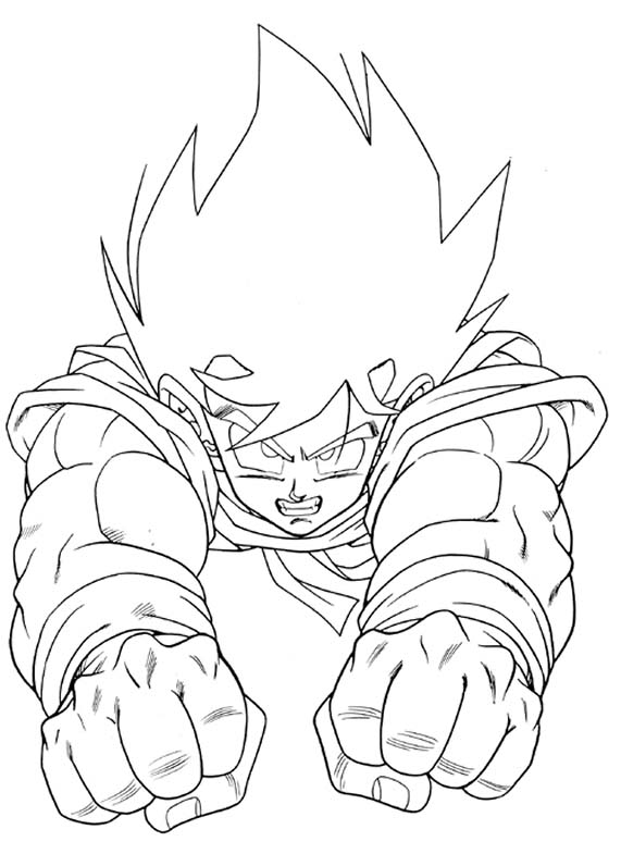 Coloriages dragon ball z 33