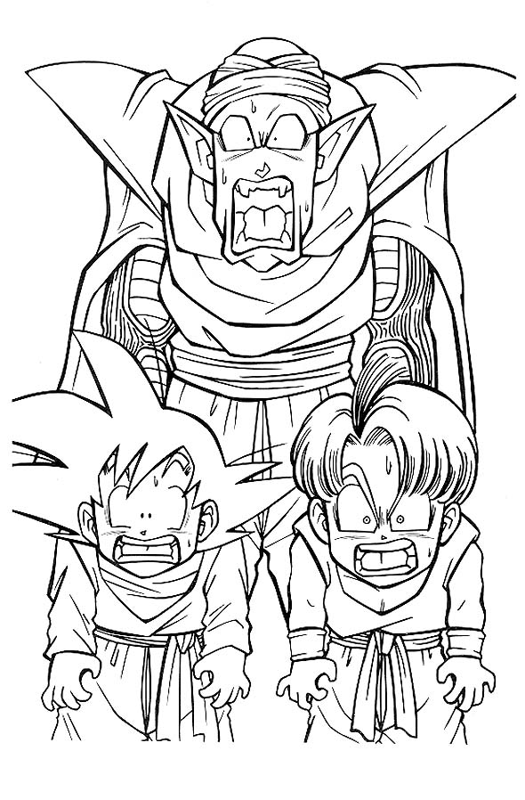 Coloriages dragon ball z 55