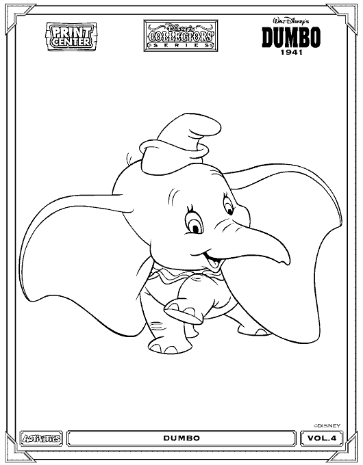 Coloriages dumbo 10