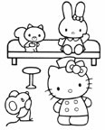 Coloriages hello kitty 2