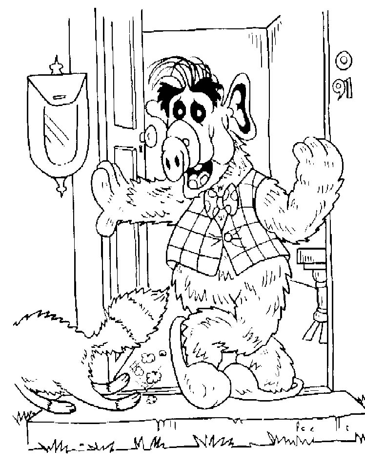 Coloriages alf 9