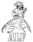 Coloriages alf 1