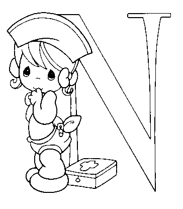 Coloriages alphabet 14