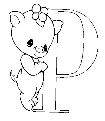 Coloriages alphabet 16