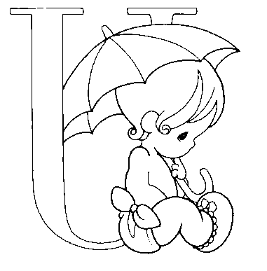 Coloriages alphabet 21