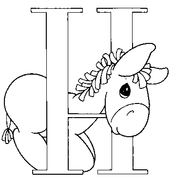 Coloriages alphabet 8