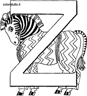 Coloriages alphabet animaux 2 26