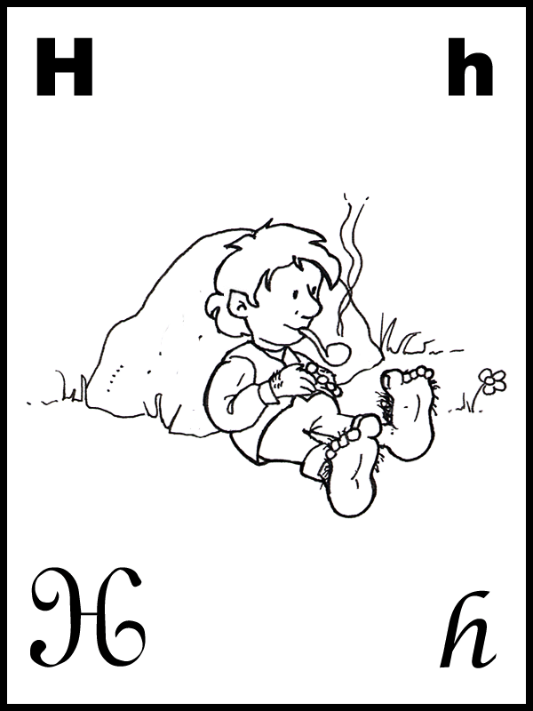 Coloriages alphabet cartes 24