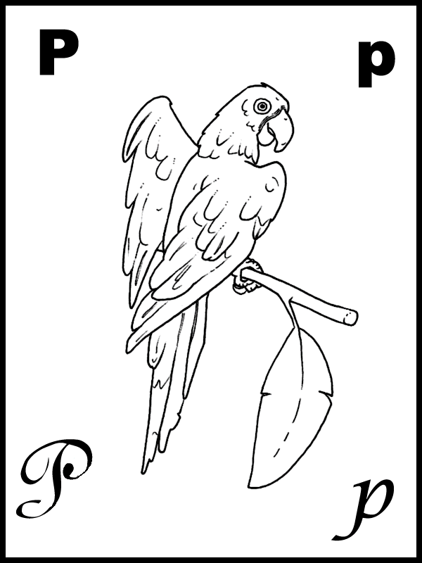 Coloriages alphabet cartes 7