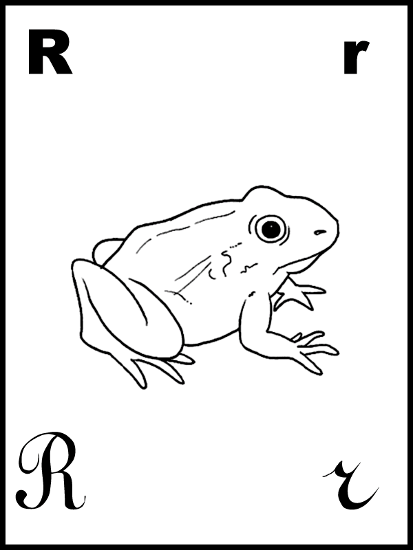 Coloriages alphabet cartes 9