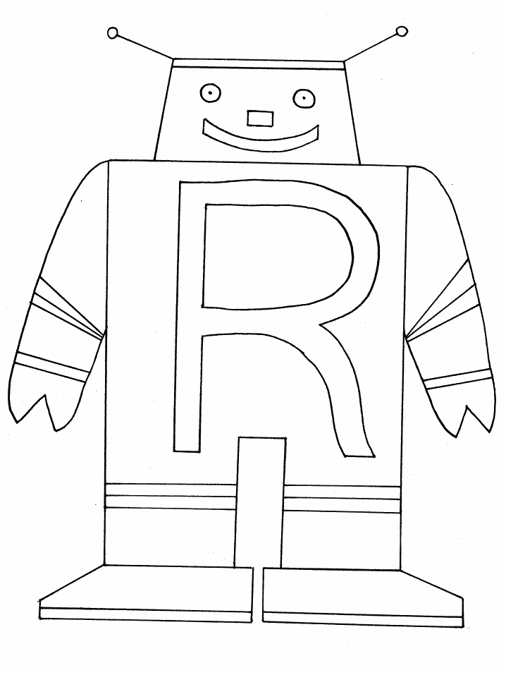 Coloriages alphabet coloriage 18