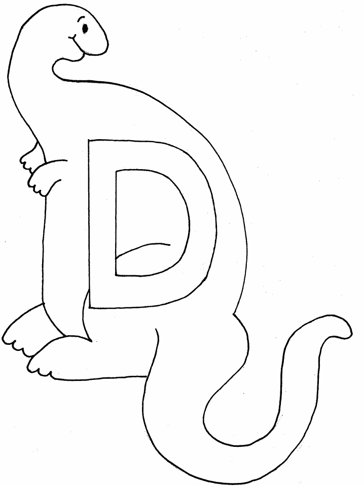 Coloriages alphabet coloriage 4