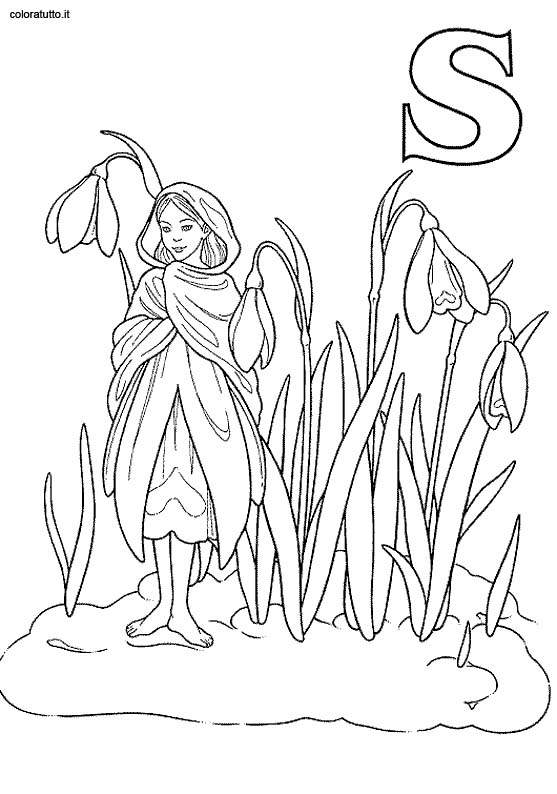 Coloriages alphabet fee 2 19