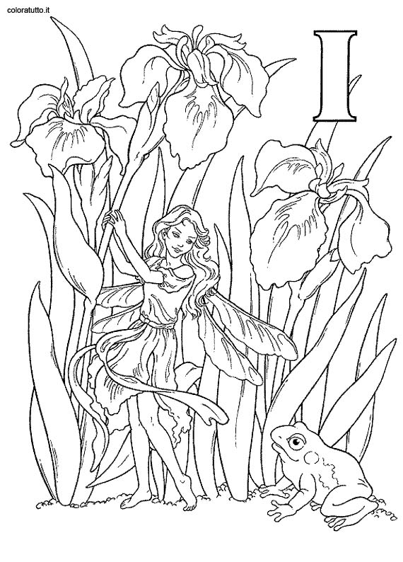 Coloriages alphabet fee 2 9