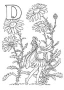 Coloriages alphabet fee 2 4