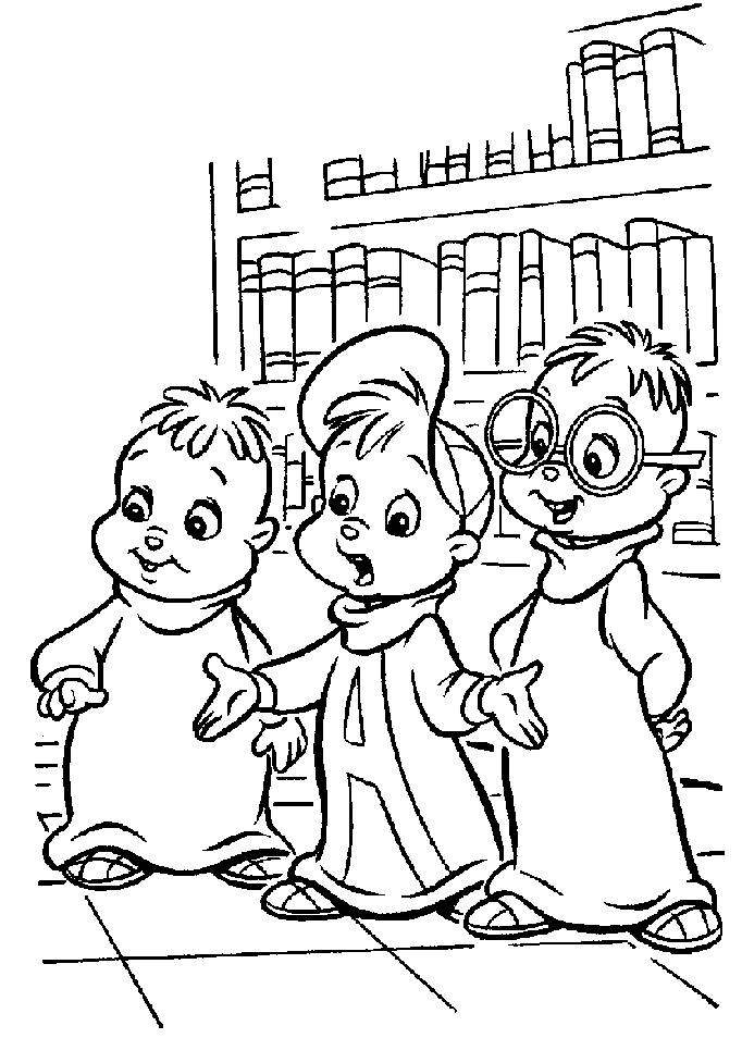 Coloriage Alvin 12 - LesColoriages.net