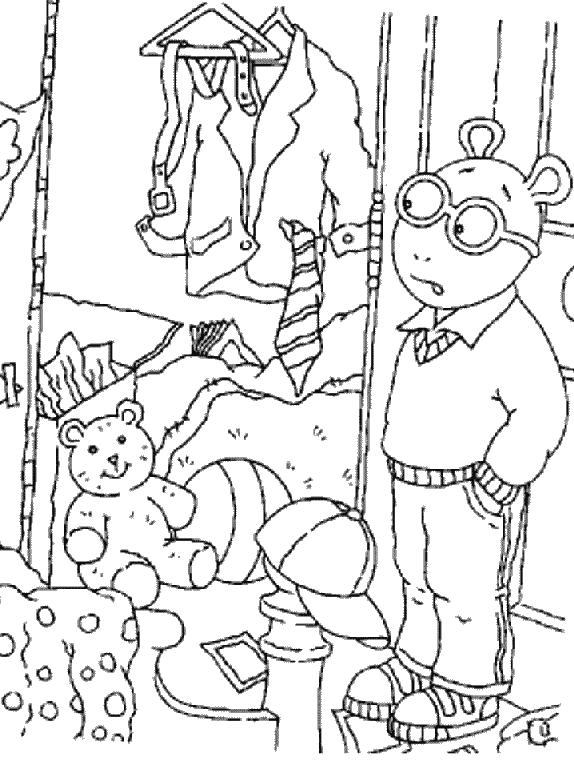 Coloriages arthur 12