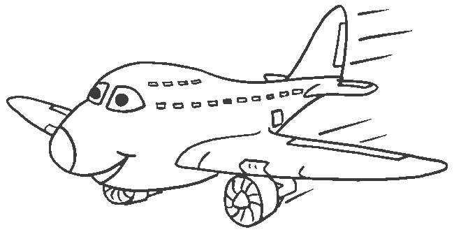 Coloriages avions 8