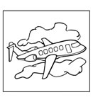 Coloriages avions 13