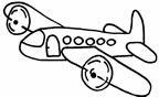 Coloriages avions 14