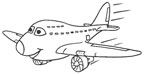 Coloriages avions 8