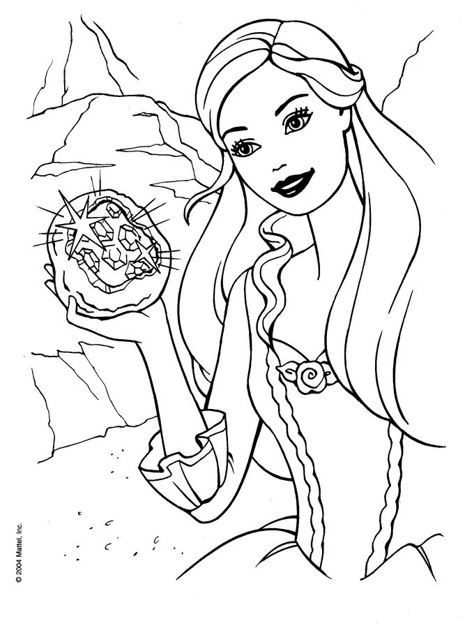 Coloriages barbie 25