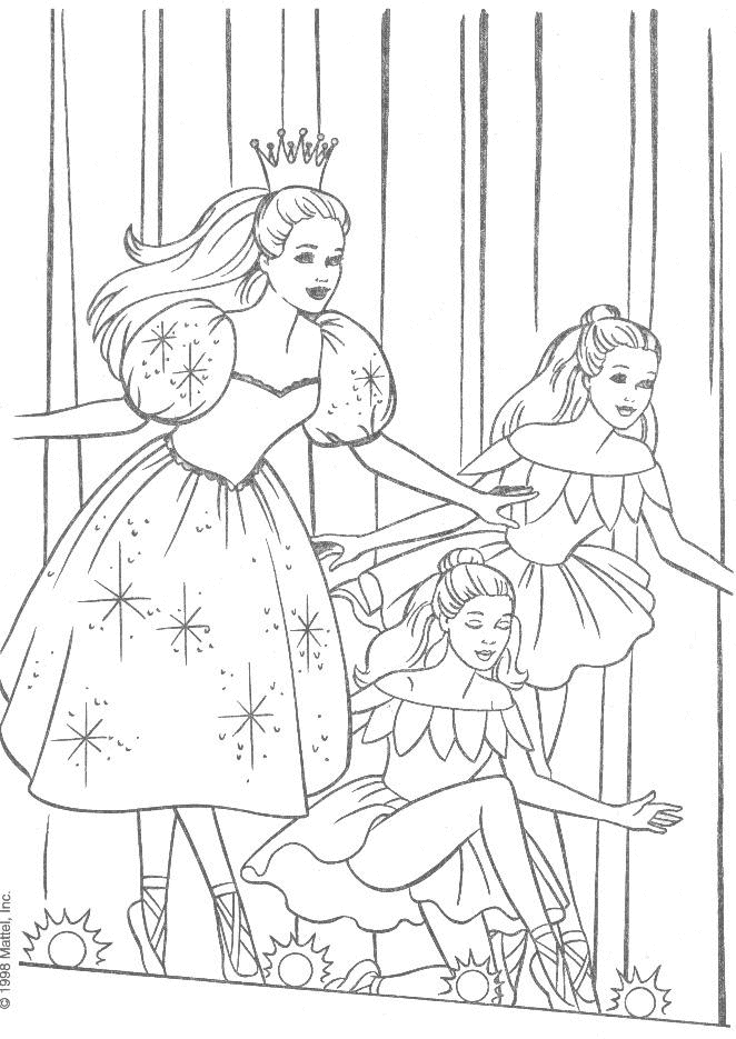 Coloriages barbie 49