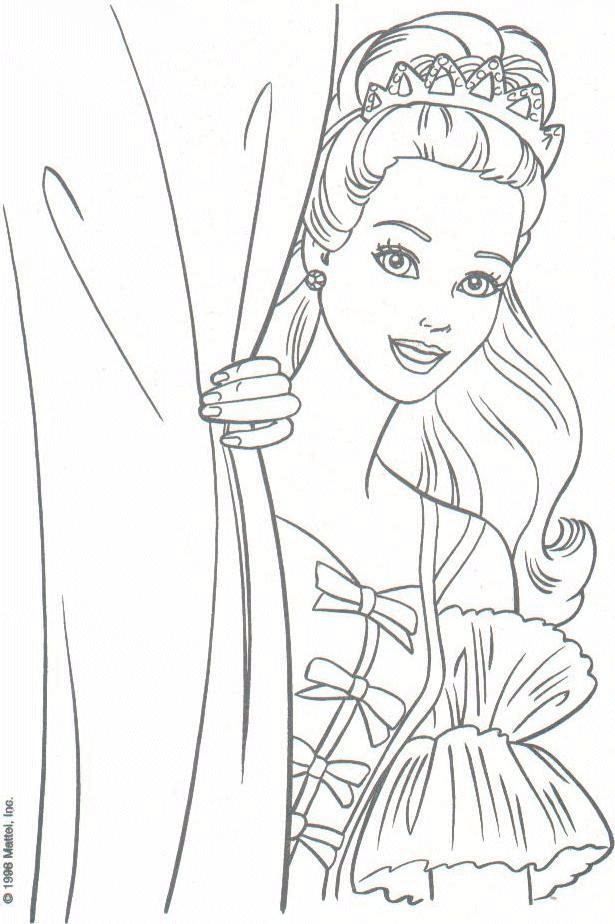 Coloriages barbie 50