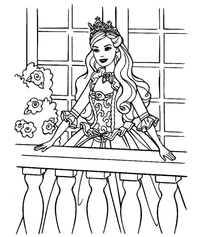 Coloriages barbie 61