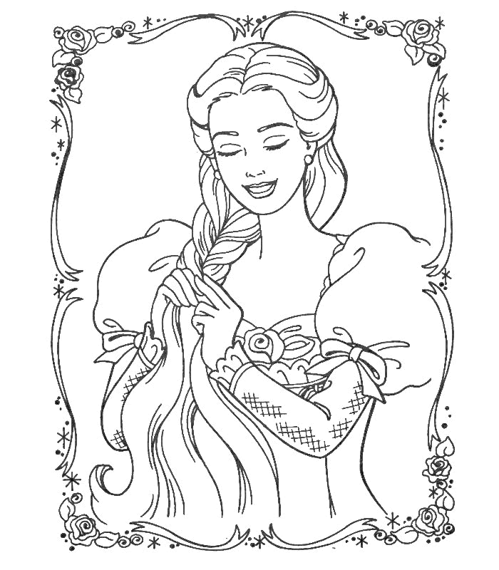 Coloriages barbie 67