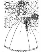 Coloriages barbie maried 5