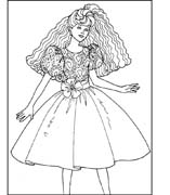 Coloriages barbie maried 9