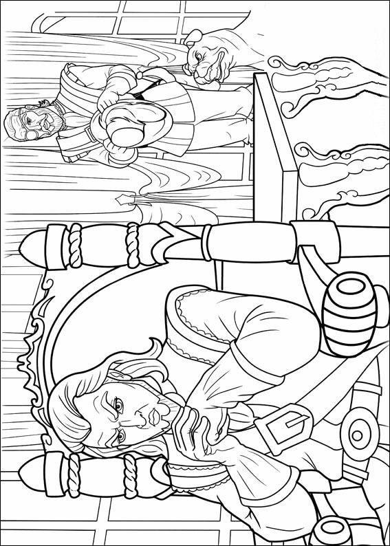 Coloriages barbie mousquetaire 9