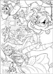 Coloriages barbie mousquetaire 14