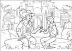 Coloriages barbie mousquetaire 3