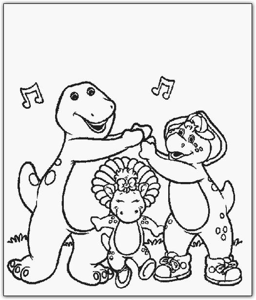 Coloriages barney 53