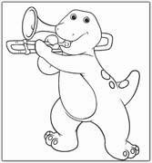 Coloriages barney 47