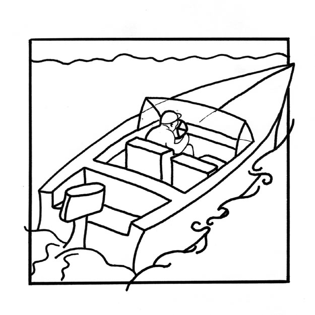 Coloriages bateau 5